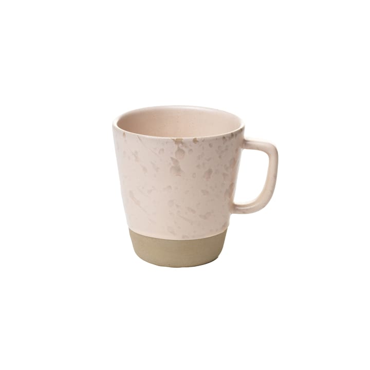 Raw mugg med handtag 30 cl, nude med prickar Aida