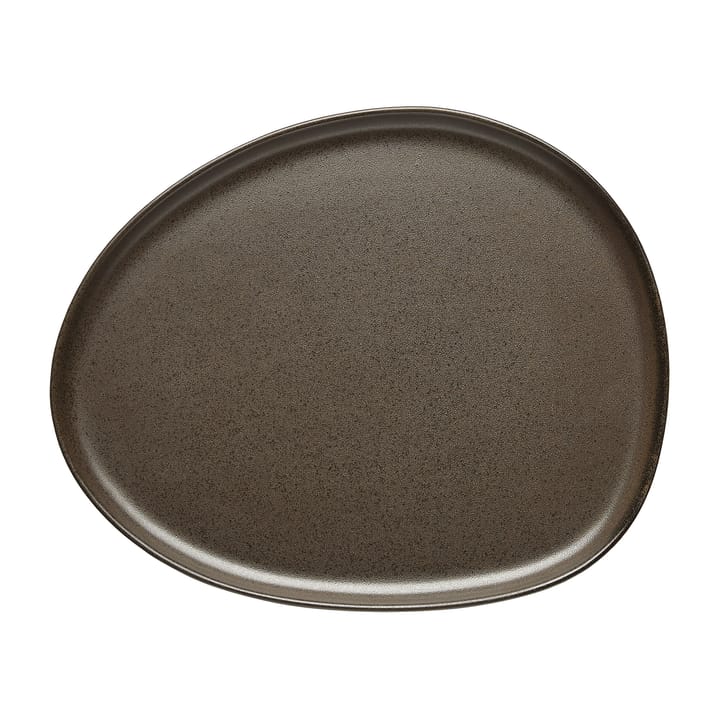 Raw Organic lunchtallrik 24x21 cm - Metallic Brown - Aida