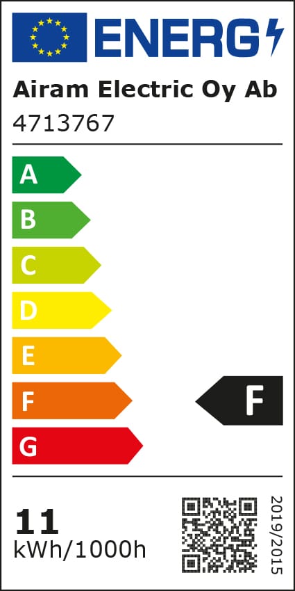 Airam LED ljuskälla, opal, dimbar e27, 12w Airam