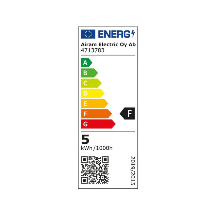 Airam LED MR16 36° ljuskälla, klar, dimbar gu5.3, 5w Airam