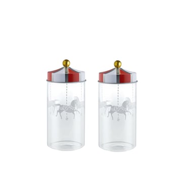 Alessi Circus Kryddburk 14 cl 5×12 cm 2-pack Glas