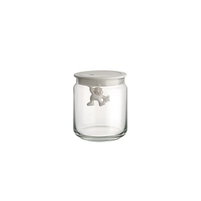 Gianni glasburk med lock 70 cl 10,5x12 cm, Vit Alessi