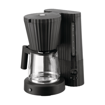 Alessi Plissé kaffebryggare Svart