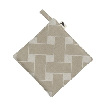 Almedahls Korg XL grytlapp 23×23 cm Natur-taupe