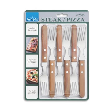 Pizza grillgaffel 6-pack - Ek - Amefa