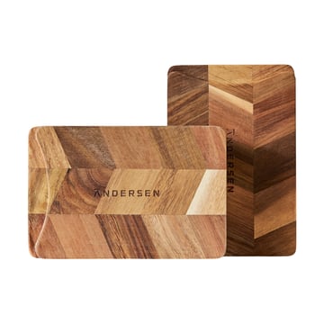 Andersen Furniture ARC skärbräda 12×18 cm 2-pack Acacia