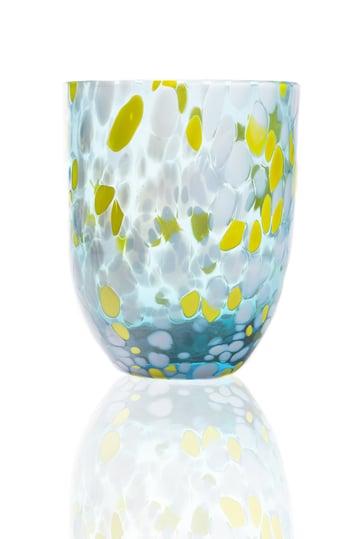 Anna Von Lipa Big Confetti dricksglas 25 cl Aqua-lemon