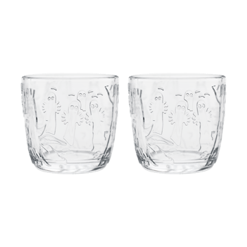 Arabia Mumin glas 28 cl 2-pack Klar