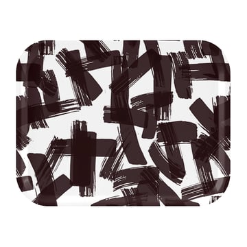 Åry Home Kryss bricka 28×36 cm Black-white