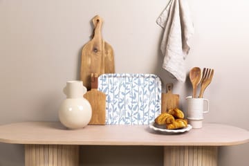 Mougli Blue bricka 33x43 cm - Blue-white - Åry Home