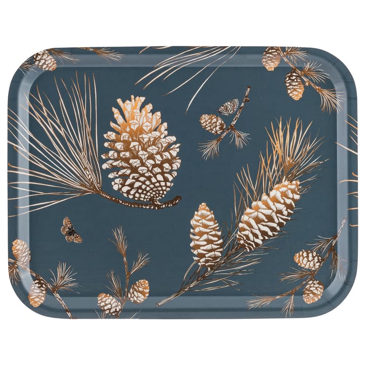 Pine Cone bricka 28x36 cm, Thunder blue Åry Home