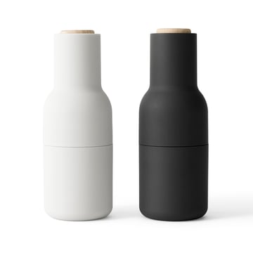 Audo Copenhagen Bottle Grinder kryddkvarn 2-pack Ash-carbonbok