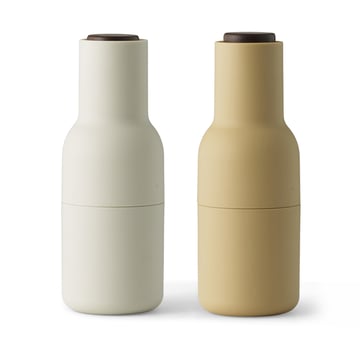 Audo Copenhagen Bottle Grinder kryddkvarn 2-pack Barley-valnöt