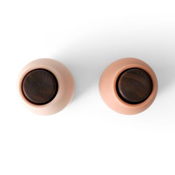 Bottle Grinder kryddkvarn 2-pack - Nudes-valnöt - Audo Copenhagen