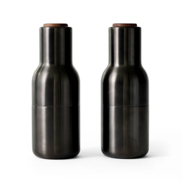 Audo Copenhagen Bottle Grinder kryddkvarn metall 2-pack Bronzed brass (valnötslock)