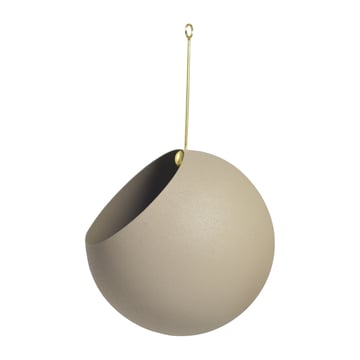 AYTM GLOBE hängande kruka Ø17 cm h28 cm Taupe