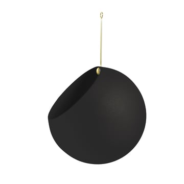 AYTM GLOBE hängande kruka Ø21 cm h32 cm Black