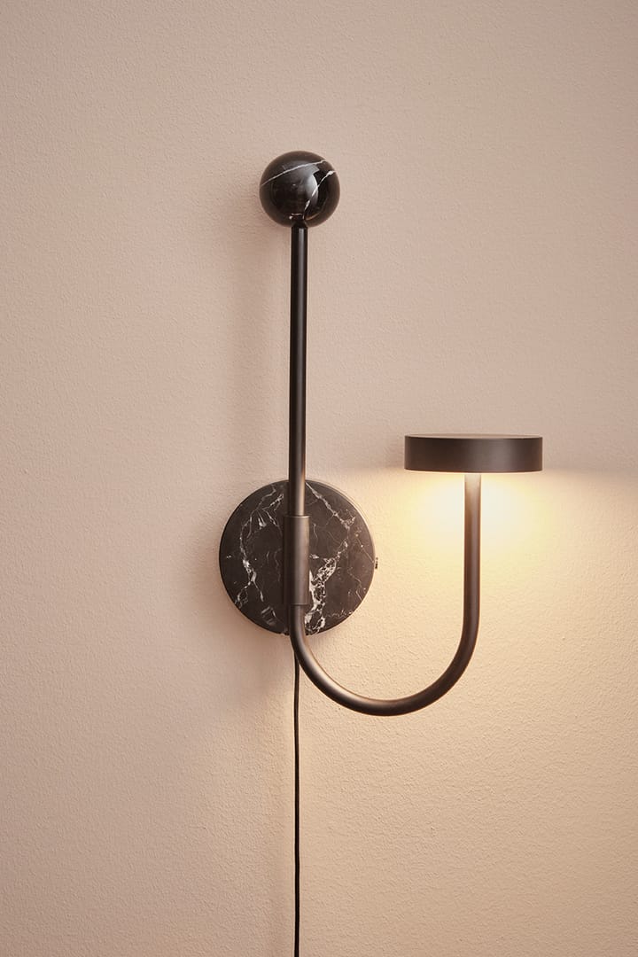 GRASIL vägglampa 30x54 cm, Black/Black AYTM