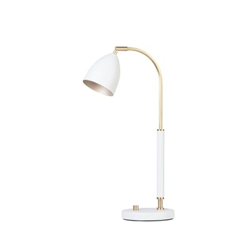 Belid Deluxe bordslampa vit mässing