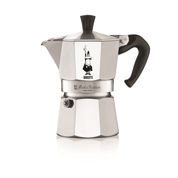 Bialetti Bialetti Moka mokabryggare 3 koppar Silver