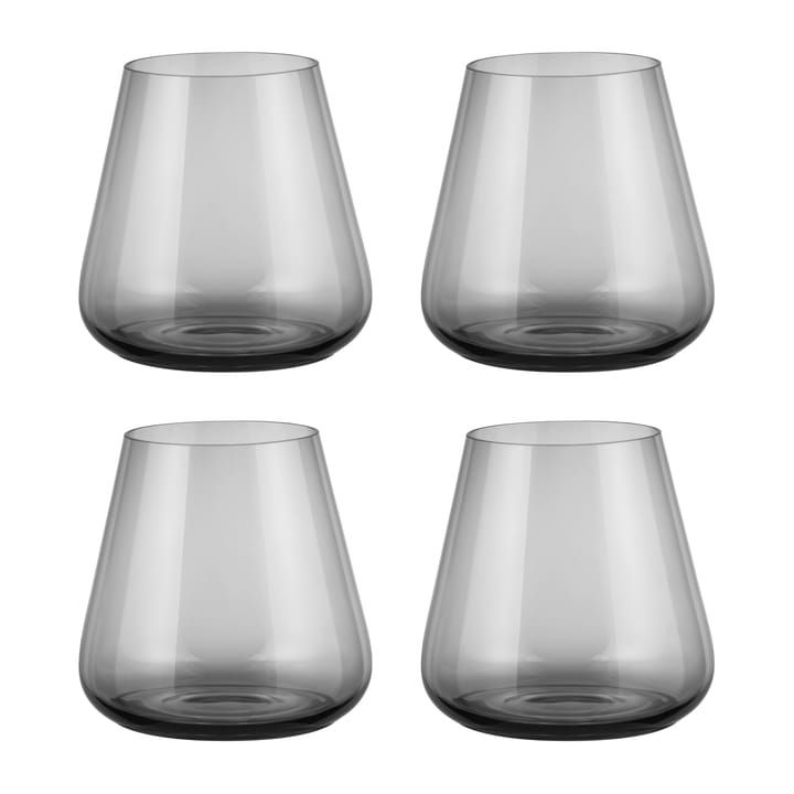 Belo dricksglas 28 cl 4-pack, Smoke blomus