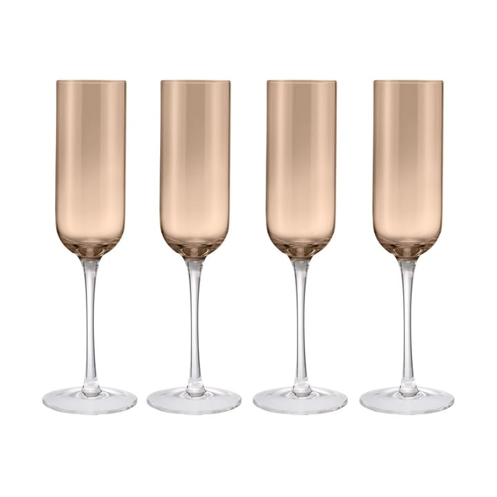 Fuumi champagneglas 22 cl 4-pack, Coffee-Klar blomus