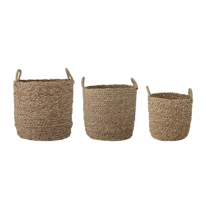 Maisie korg 3-pack, Brun Bloomingville