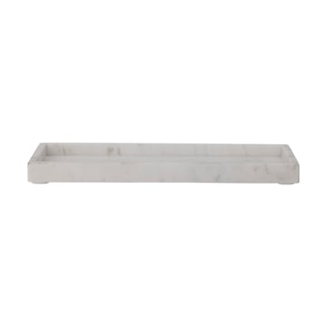 Bloomingville Majsa dekorationsbricka 18×38 cm White marble