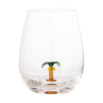 Bloomingville Misa dricksglas 56 cl Clear-palm tree