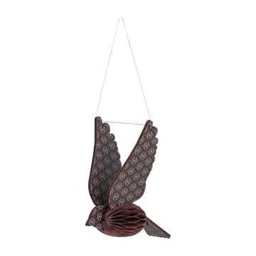 Bloomingville Sagalin Bird Ornament julhänge Brown