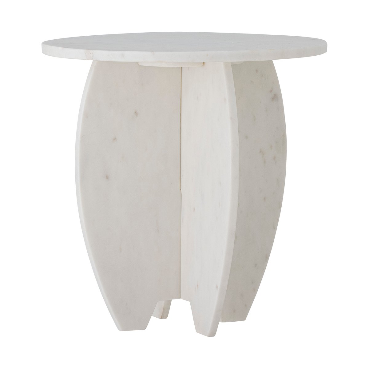 Bloomingville Sendai piedestal Ø30,5x31 cm White marble