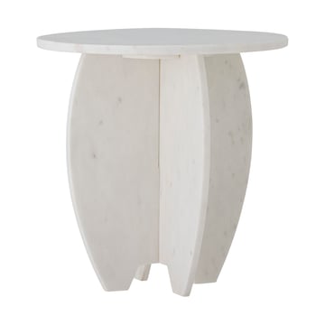 Bloomingville Sendai piedestal Ø30,5×31 cm White marble