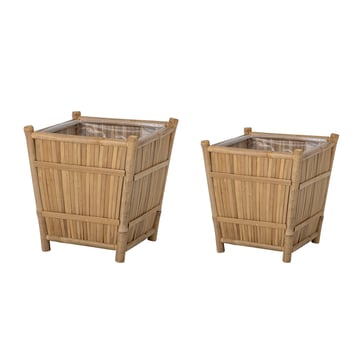 Bloomingville Sole blomkrukaset 2-pack Bambu