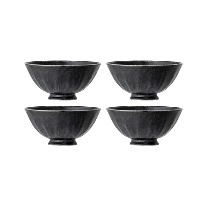 Yoko skål 13,5 cm 4-pack - Svart - Bloomingville