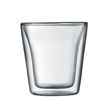 Canteen dubbelväggigt glas 2-pack - 10 cl - Bodum