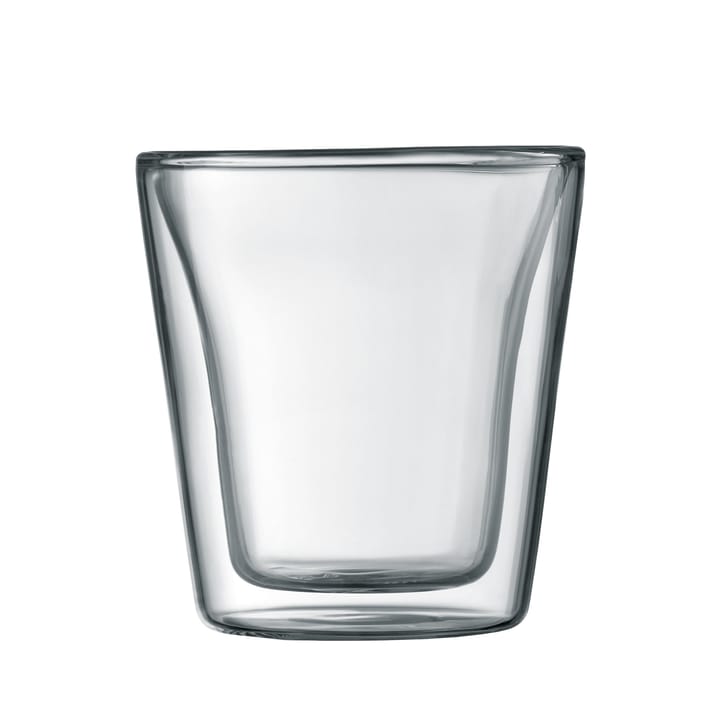 Canteen dubbelväggigt glas 2-pack, 10 cl Bodum