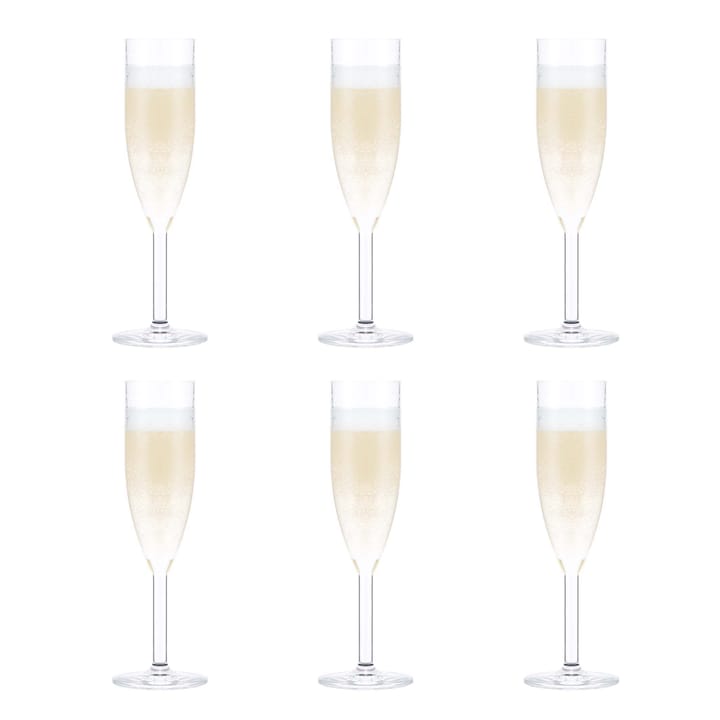 Oktett champagneglas 6-pack, 12 cl Bodum