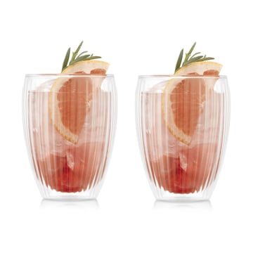 Bodum Pavina dubbelväggigt glas 32 cl 2-pack Klar