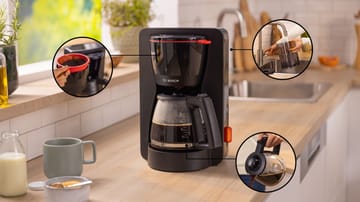 Bosch MyMoment TKA3M133 kaffebryggare Aroma Plus - Svart - Bosch