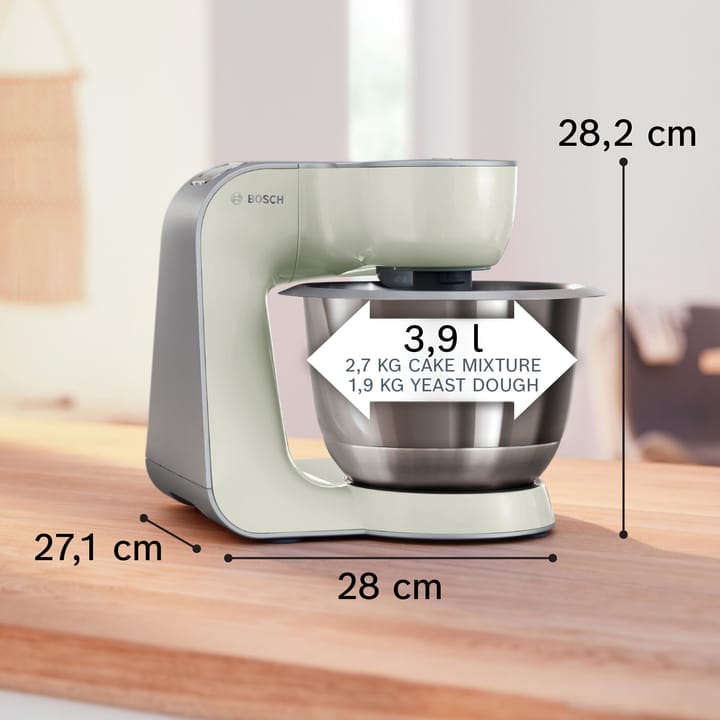 Bosch Serie 4 MUM 5 köksmaskin 1000W, Grå-silver Bosch