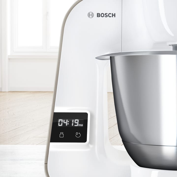 Bosch Serie 4 MUM5XW20 köksmaskin med våg 1000W, Vit-champagne Bosch