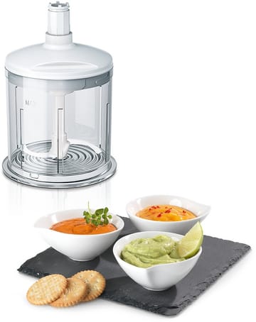 Bosch Styline MFQ4080 elvisp och stavmixer set - Vit-silver - Bosch