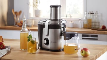 Bosch VitaJuice 4 MES4010 råsaftcentrifug 1200W - Silver-svart - Bosch