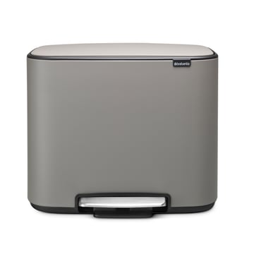 Brabantia Bo pedalhink 36 l mineral concrete grey