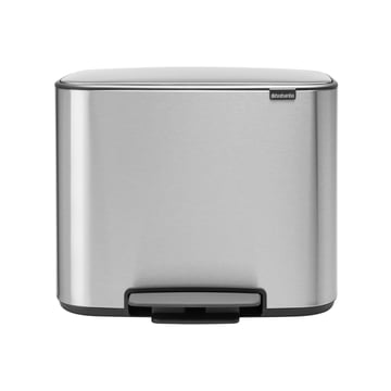 Brabantia Bo pedalhink 3×11 l mineral steel FFP