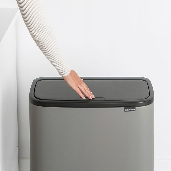 Bo touch bin 11+23 liter, Mineral concrete grey Brabantia