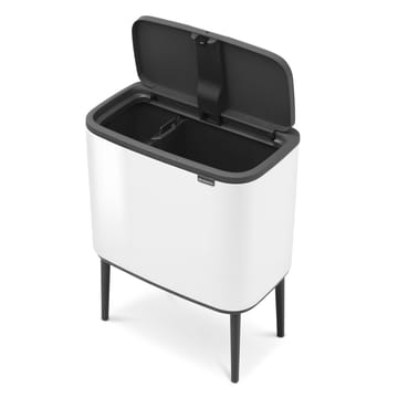 Bo touch bin 11+23 liter - vit - Brabantia