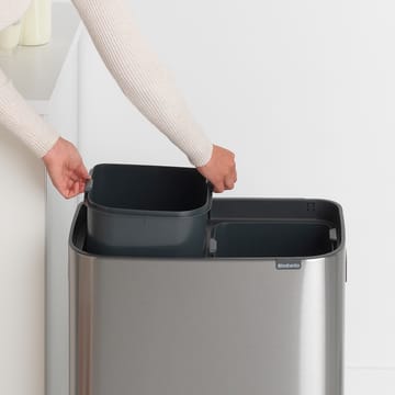 Bo touch bin 2x30 L - Mattborstat stål - Brabantia