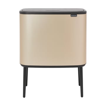 Brabantia Bo touch bin 3×11 liter Metallic Gold