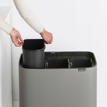 Bo touch bin 3x11 liter - Mineral concrete grey - Brabantia